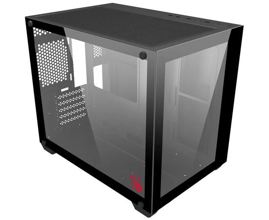  Корпус Bloody BD-CC108 черный без БП mATX 9x120mm 2xUSB3.0 audio bott PSU 
