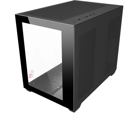  Корпус Bloody BD-CC108 черный без БП mATX 9x120mm 2xUSB3.0 audio bott PSU 