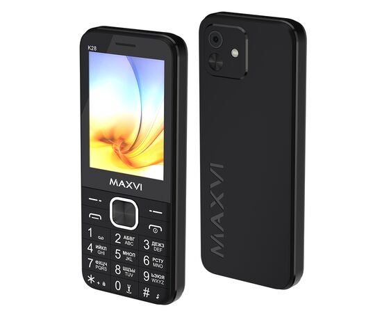  Мобильный телефон Maxvi K28 черный 