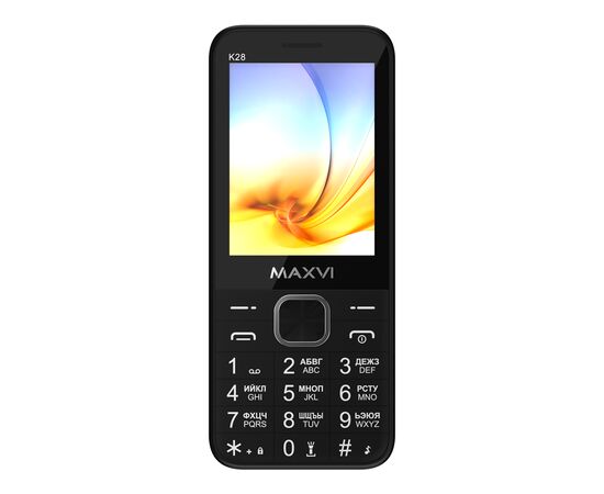  Мобильный телефон Maxvi K28 черный 