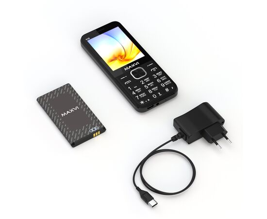  Мобильный телефон Maxvi K28 черный 