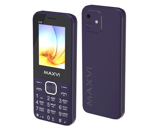  Мобильный телефон Maxvi K29 фиолетовый 