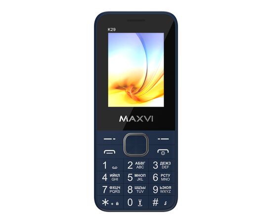  Мобильный телефон Maxvi K29 синий 