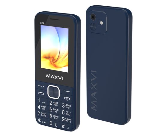  Мобильный телефон Maxvi K29 синий 