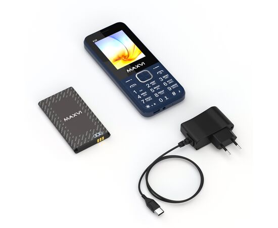  Мобильный телефон Maxvi K29 синий 