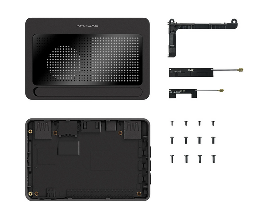  Корпус Khadas DIY Case2 for VIMs SBC (KCS-B-001) Plate Metal, Piano Black 