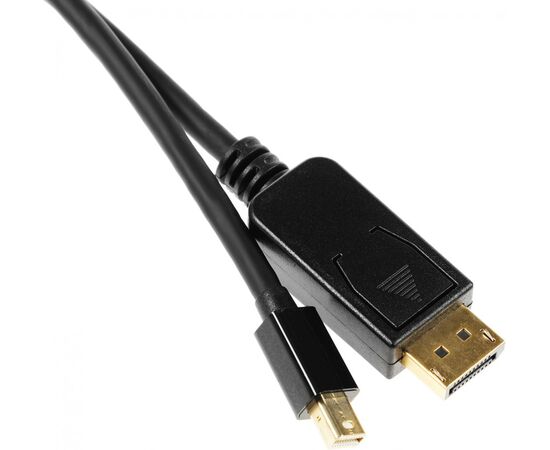  Кабель аудио-видео Buro MDP-DP miniDisplayport (m)/DisplayPort (m) 1.5м. Позолоченные контакты черный 
