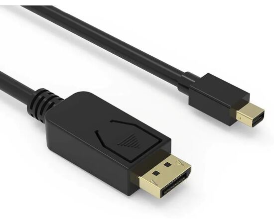  Кабель аудио-видео Buro MDP-DP miniDisplayport (m)/DisplayPort (m) 1.5м. Позолоченные контакты черный 