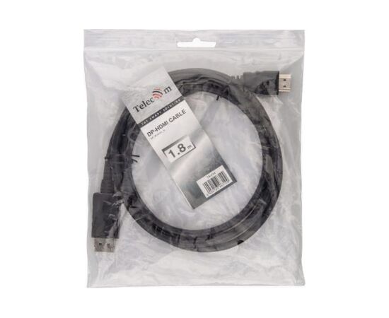  Кабель-переходник Telecom TA494 DisplayPort M-- HDMI M 1.8m 