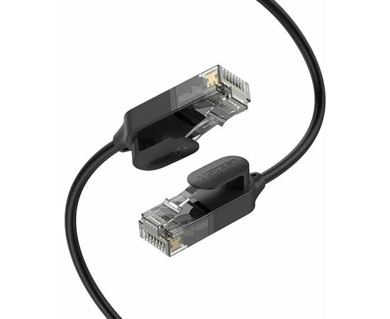  Кабель UGREEN NW122 (70653) CAT 6A Pure Copper Ethernet Cable OD2.8 3m Black 