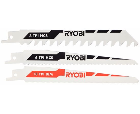  Набор полотен для сабельной пилы Ryobi 5132002813 