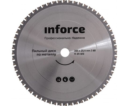  Пильный диск Inforce 11-01-613 305х25.4х60 по металлу 