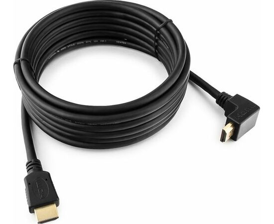  Кабель Gembird/Cablexpert CC-HDMI490-15 HDMI v1.4 19M/19M углов. разъем 4.5м черный 
