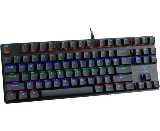  Клавиатура RAPOO V500Pro-87 Backlit Mechanical Gaming Keyboard Black 