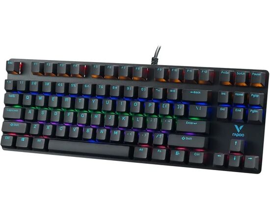  Клавиатура RAPOO V500Pro-87 Backlit Mechanical Gaming Keyboard Black 
