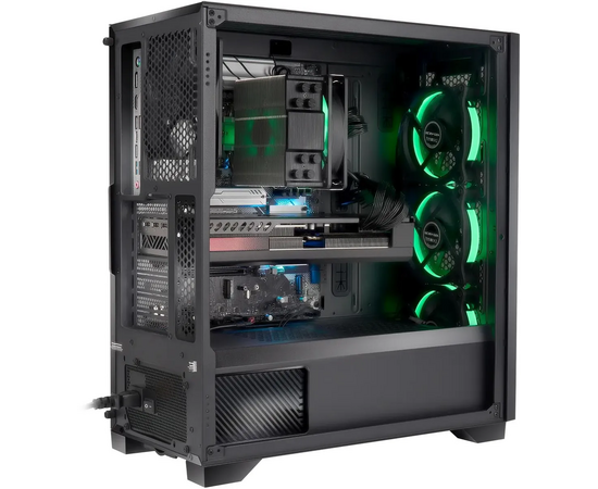  ПК IRU Strato 710Z7GP (2135204) TWR i7 13700K (3.4) 64Gb SSD1Tb UHDG 770 FreeDOS GbitEth 850W черный (RUS) 