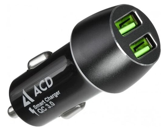  АЗУ ACD (ACD-С362Q-V1B) 36Вт, 2xUSB QC, 3.6~12В/3А 