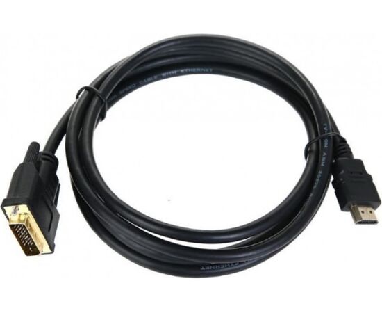  Кабель TV-com LCG135F-2M HDMI to DVI-D (19M-25M) 2м, 2 фильтра 