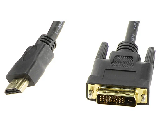  Кабель TV-com LCG135F-2M HDMI to DVI-D (19M-25M) 2м, 2 фильтра 
