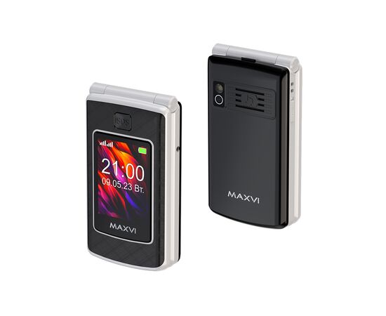  Мобильный телефон Maxvi E28 черный 