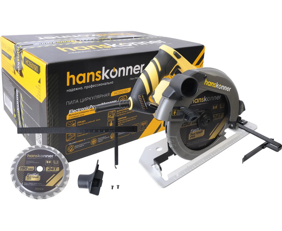  Пила циркулярная Hanskonner HCS50190 1800Вт 