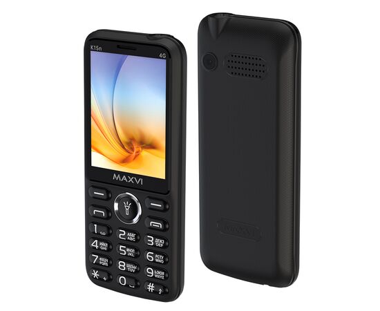  Мобильный телефон Maxvi K15n 4G черный 