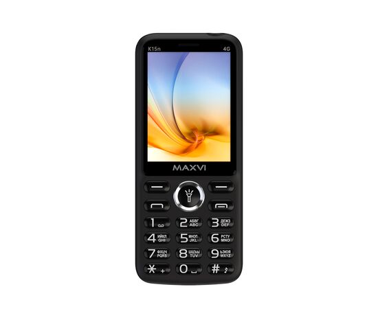  Мобильный телефон Maxvi K15n 4G черный 