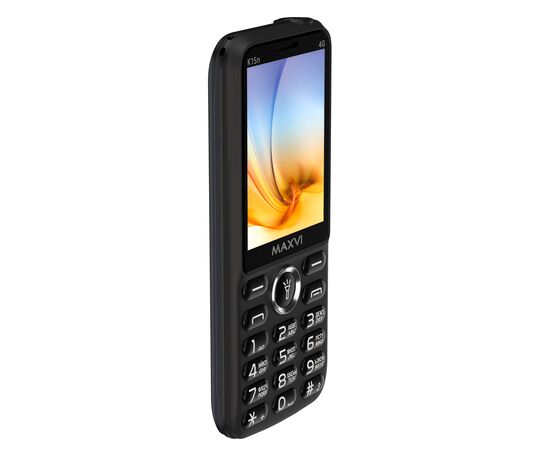  Мобильный телефон Maxvi K15n 4G черный 