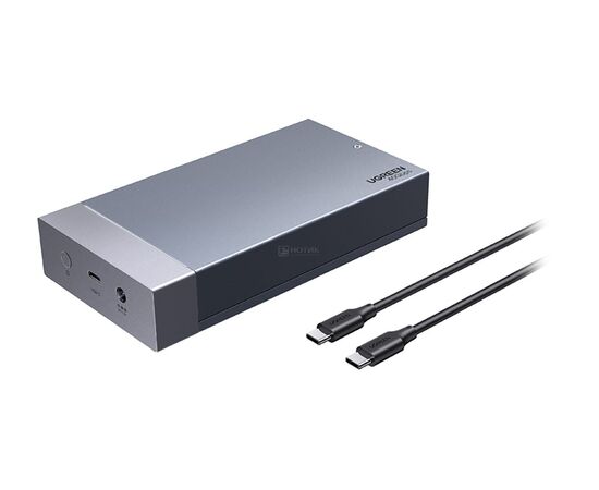  Бокс внешний для SSD UGREEN CM847 (65733EU) USB4 2-Bay M.2 NVMe SSD Enclosure EU серый космос 