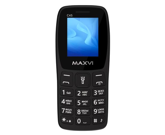  Мобильный телефон Maxvi C45 черный 