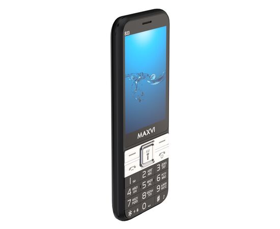  Мобильный телефон Maxvi B33 черный 