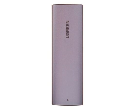  Бокс для накопителей UGREEN CM400 (10902) USB-C Female to M.2 M-Key 10G Enclosure C TO C Cable 50cm Grey 