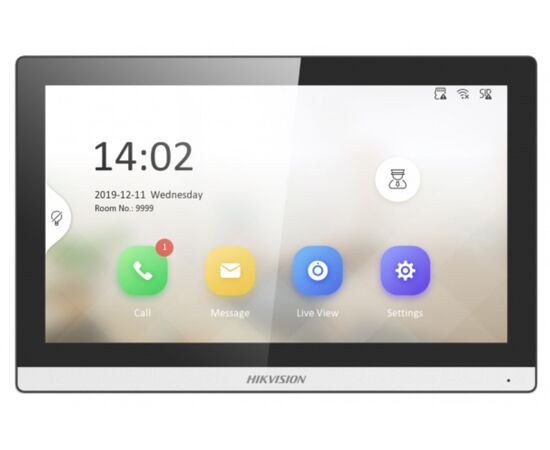  Видеодомофон Hikvision DS-KH6350-TE1 белый 