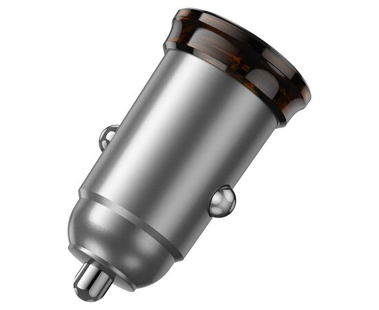  АЗУ HOCO NZ16 Rigorous single port PD30W car charger set (C To C ) Metal grey 