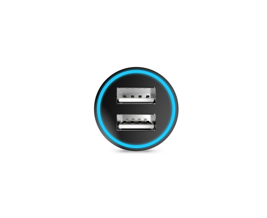  АЗУ HOCO UC204 2USB 1000mA, 2400mA чёрный 