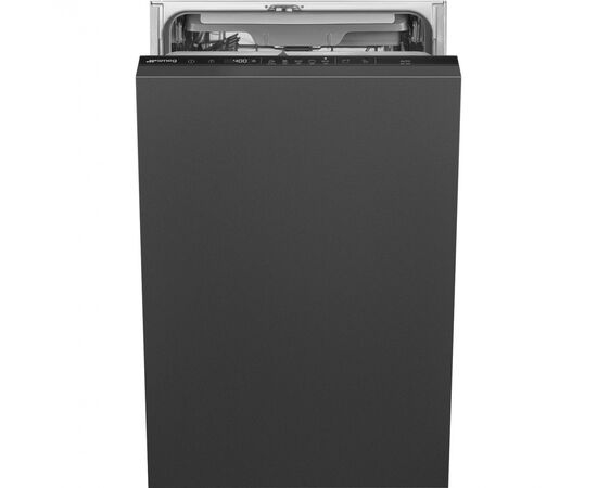  Встраиваемая посудомоечная машина Smeg ST4523DIN 45см, 10 комплектов, 3 корзины, 8 программ, сенсорное управление, отсрочка старта 