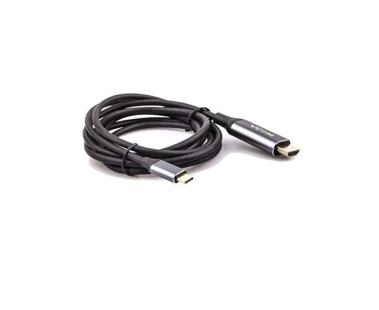  Кабель Vcom CU423MC-1.8M USB 3.1 Type-Cm - HDMI A(m) 4K 60Hz, 1.8m ,Aluminium Shell,Vcom (CU423MC-1.8M) 