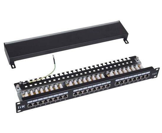  Патч-панель ITK 1U (PP24-1UC6S-D05) 