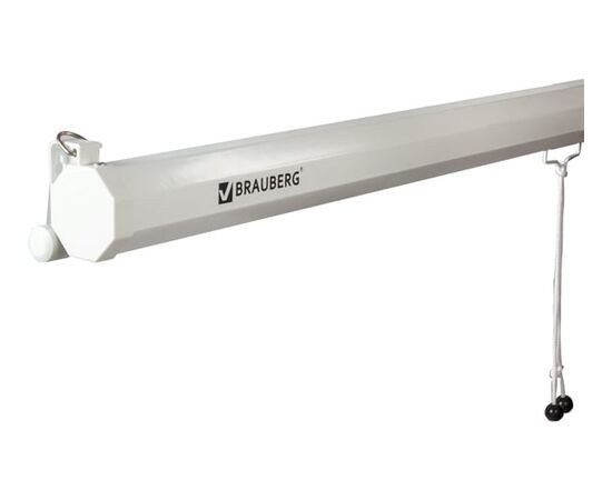  Проекционный экран BRAUBERG 236726 Wall настенный 180х180см матовый, 1:1 