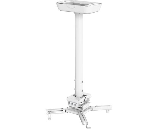 Кронштейн для проектора Cactus CS-PROF021M-WT белый макс.35кг потолочный поворот и наклон 