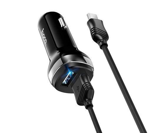  АЗУ HOCO Z40 Superior 2USB кабель микро USB чёрный 