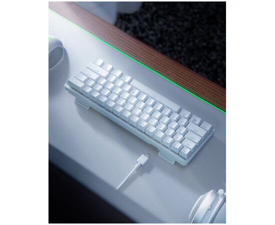  Игровая клавиатура Razer Huntsman Mini - Mercury Ed (RZ03-03392200-R3R1) Red Switch Russian Layout 