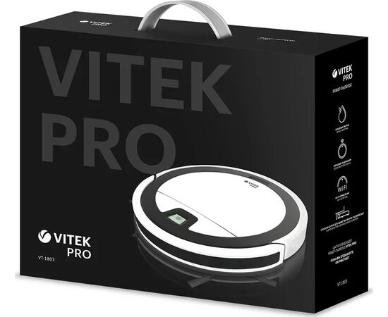  Пылесос-робот Vitek VT-1803 белый 
