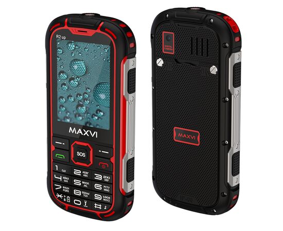  Мобильный телефон Maxvi R2 up красный 